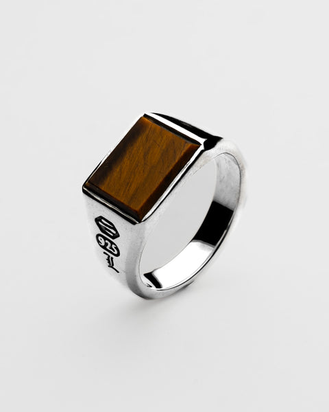Tiger's Eye Signet | Lou Jewellery